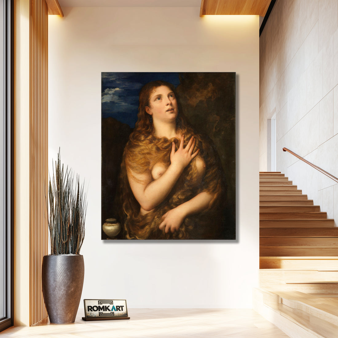Titian Penitent Magdalene 1533 – Reproduction