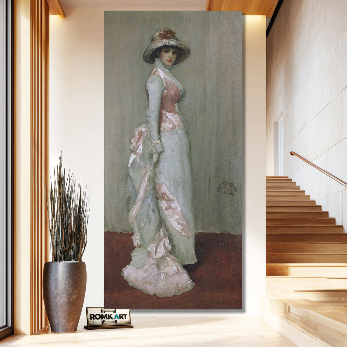 James Mcneill Whistler Nocturne In Pink And Gray Portrait Of Lady Meux 1881 – Reproduction