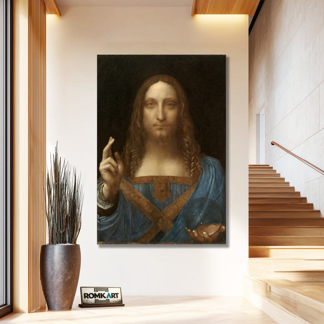 Leonardo Da Vinci Salvator Mundi Reproduction Of The World – Reproduction
