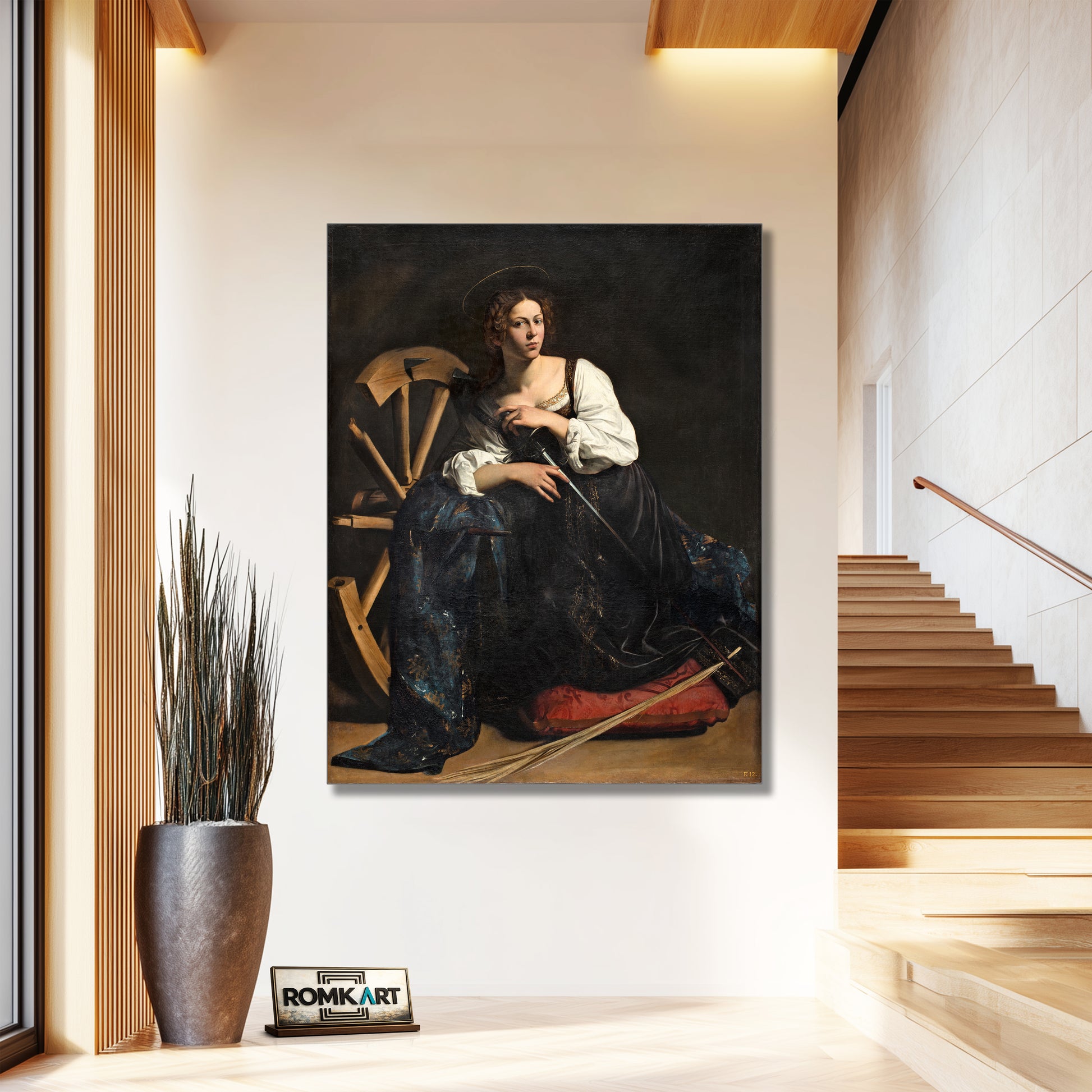 Caravaggio Saint Catherine Of Alexandria 1598 – Reproduction