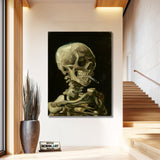 Vincent Van Gogh Skull Of A Skeleton With Burning Cigarette 1886 – Reproduction