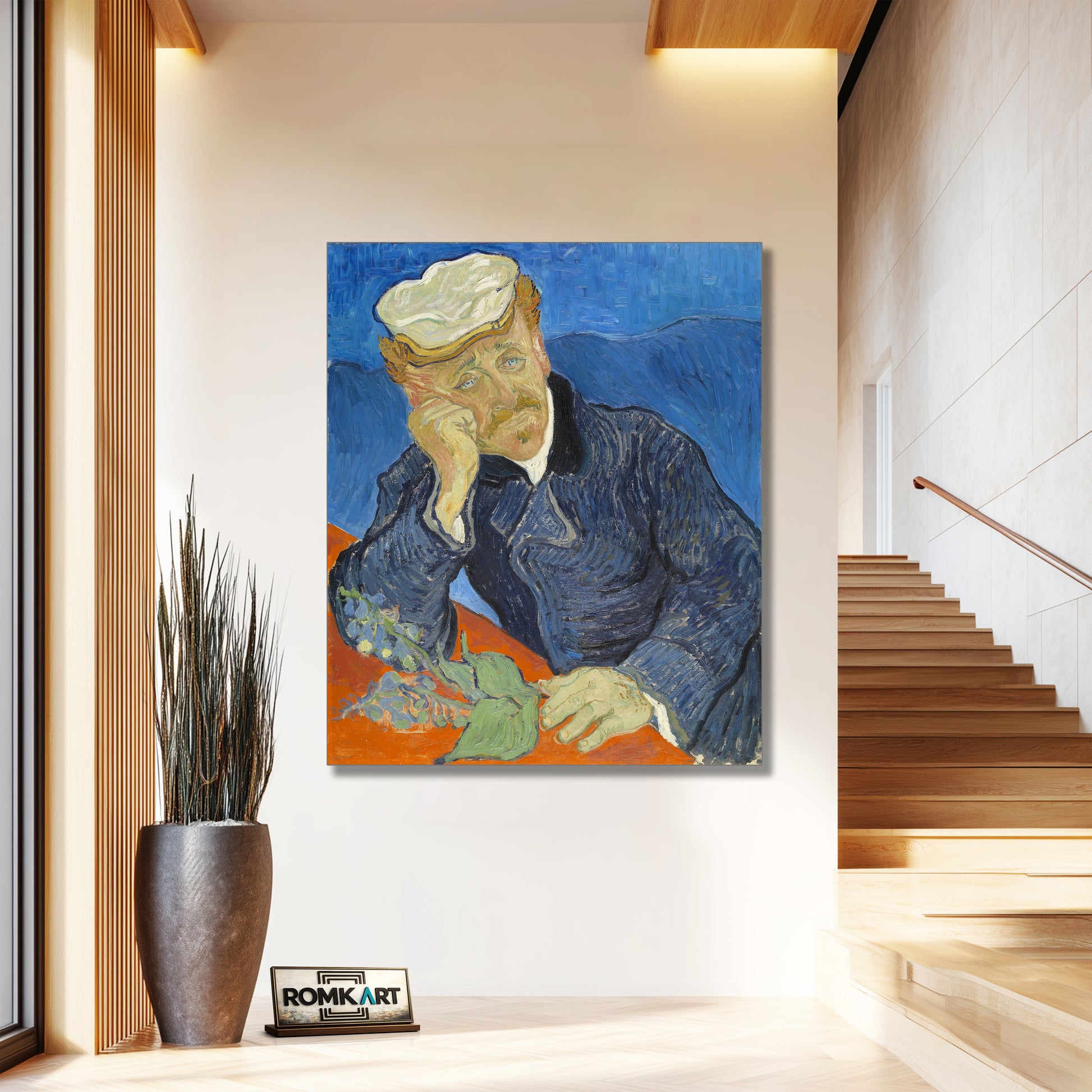 Vincent Van Gogh Portrait Of Doctor Gachet 1890 Ver 2 – Reproduction