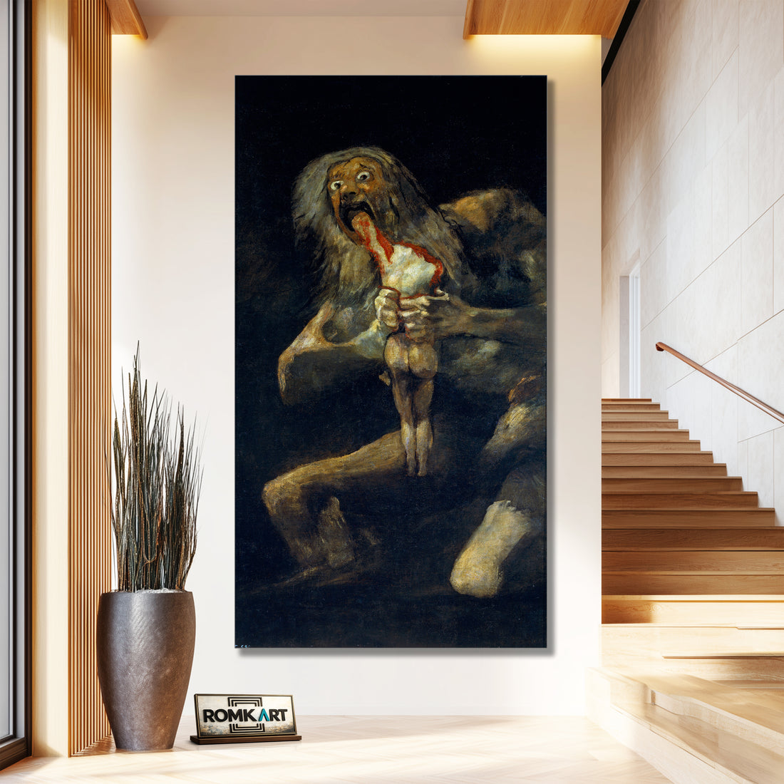 Francisco De Goya Saturn Devouring His Son C1819-1823 – Reproduction