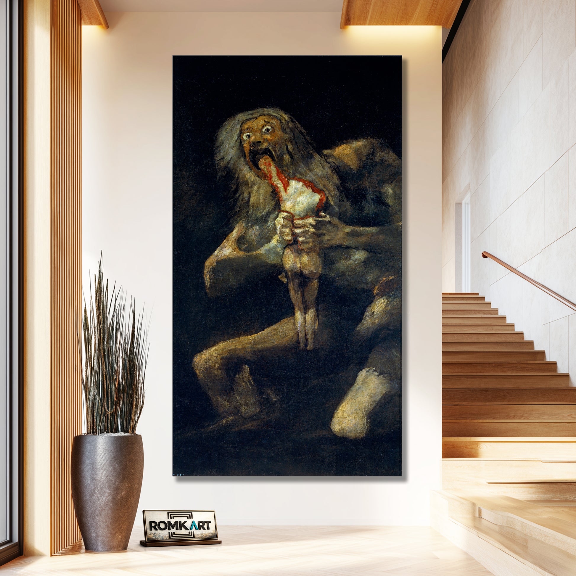 Francisco De Goya Saturn Devouring His Son C1819-1823 – Reproduction