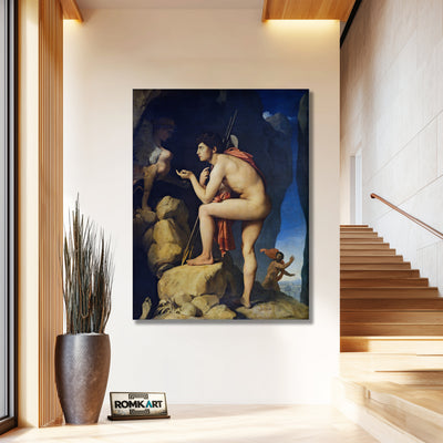 Jean Auguste Dominique Ingres Oedipus And The Sphinx – Reproduction