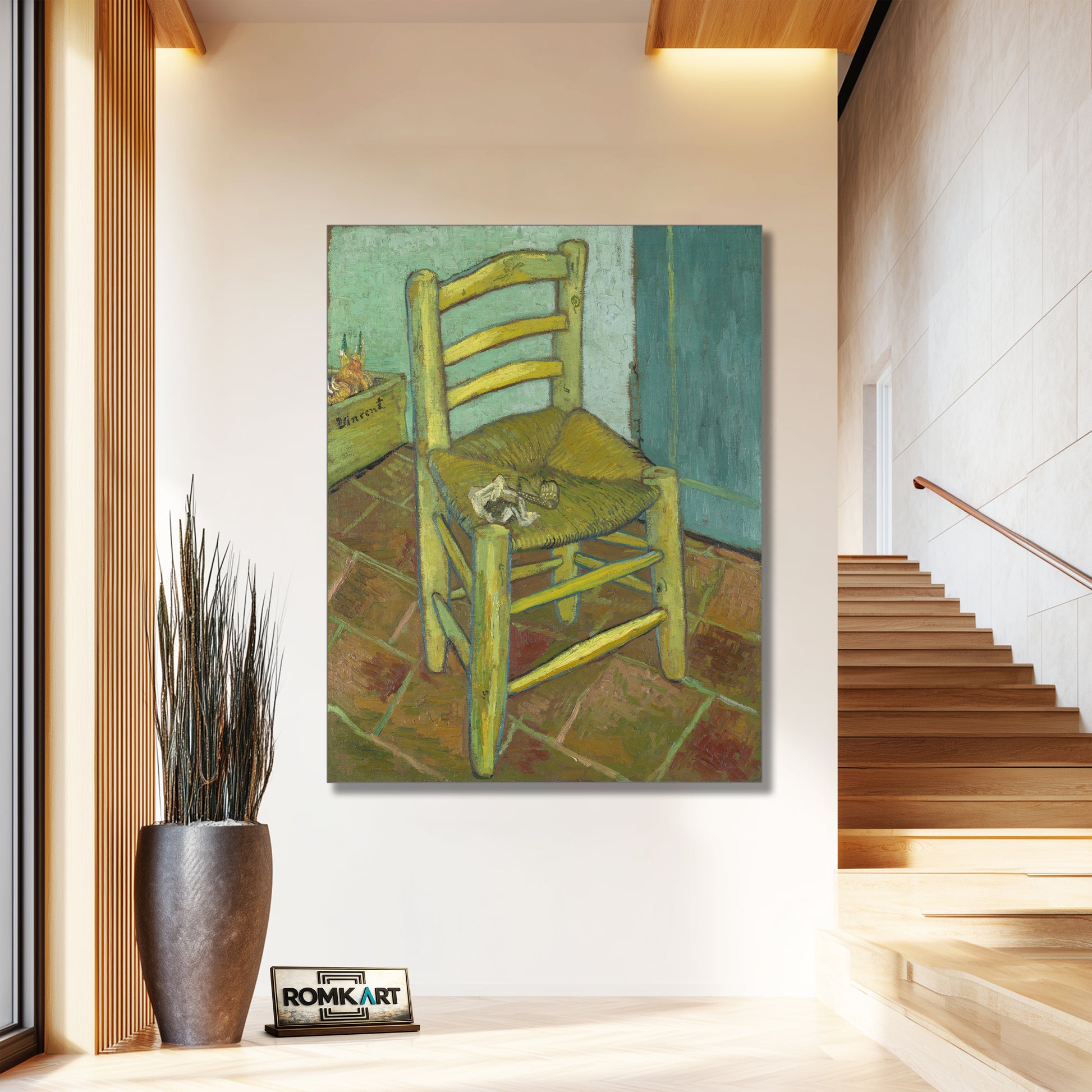 Vincent Van Gogh Chair With Pipe 1888 – Reproduction