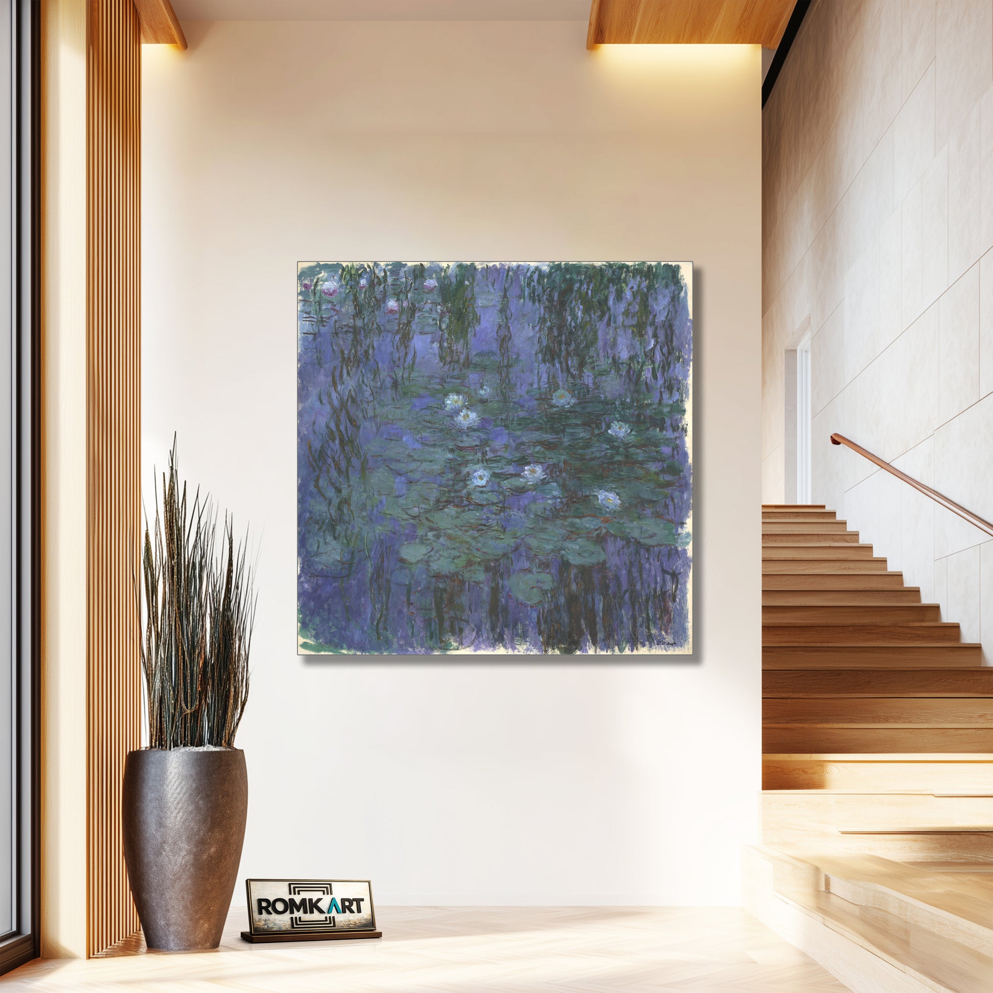 Claude Monet Blue Water Lilies 1916 - 1919 – Reproduction