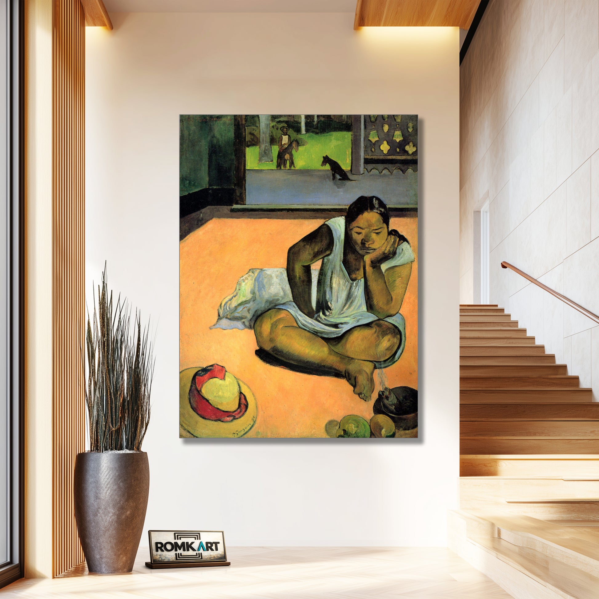 Paul Gauguin The Brooding Woman 1891 – Reproduction