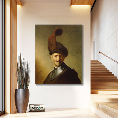 Rembrandt An Old Man In Military Costume – Reproduction