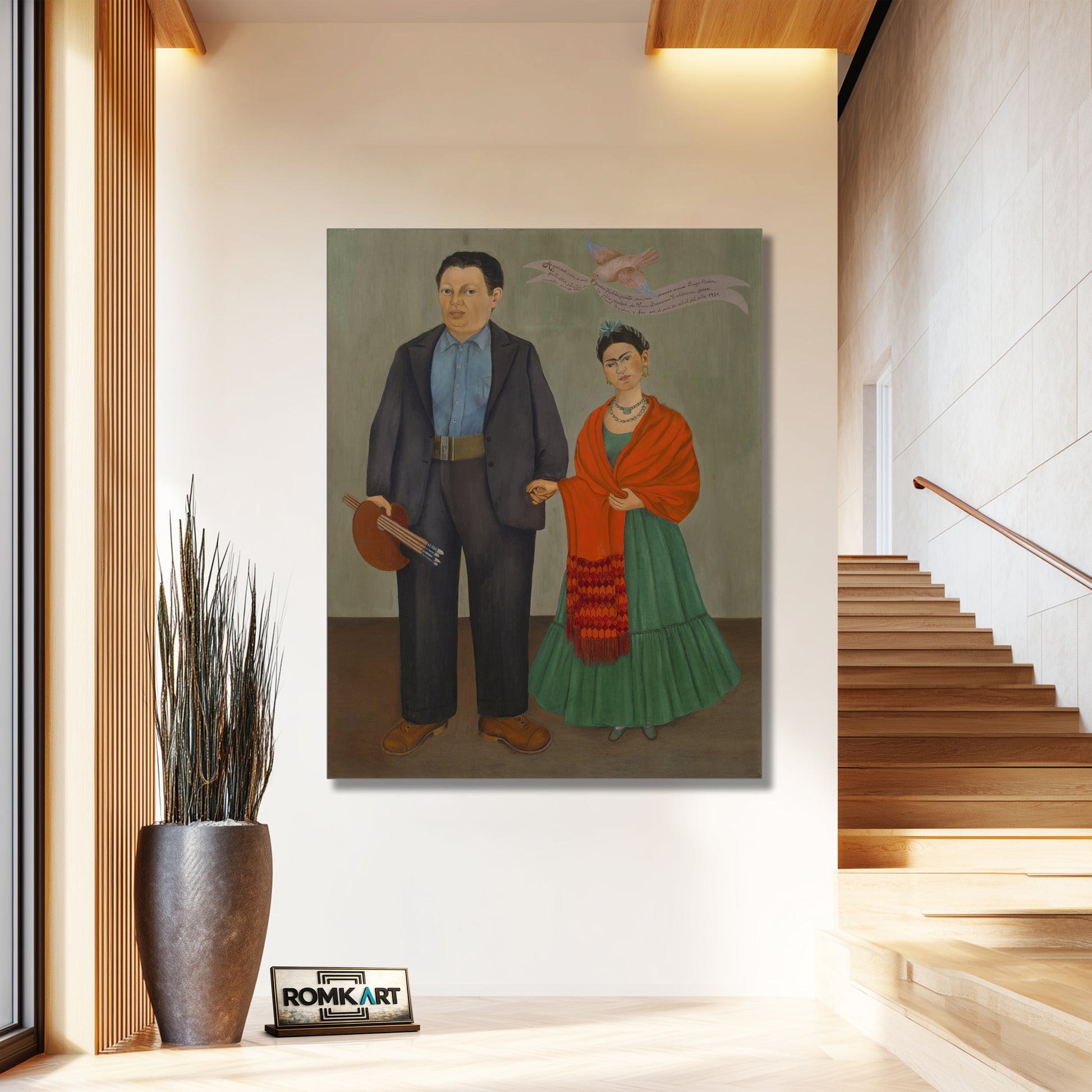 Frida Kahlo Frieda And Diego Rivera 1931 – Reproduction