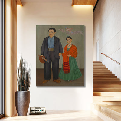 Frida Kahlo Frieda And Diego Rivera 1931 – Reproduction