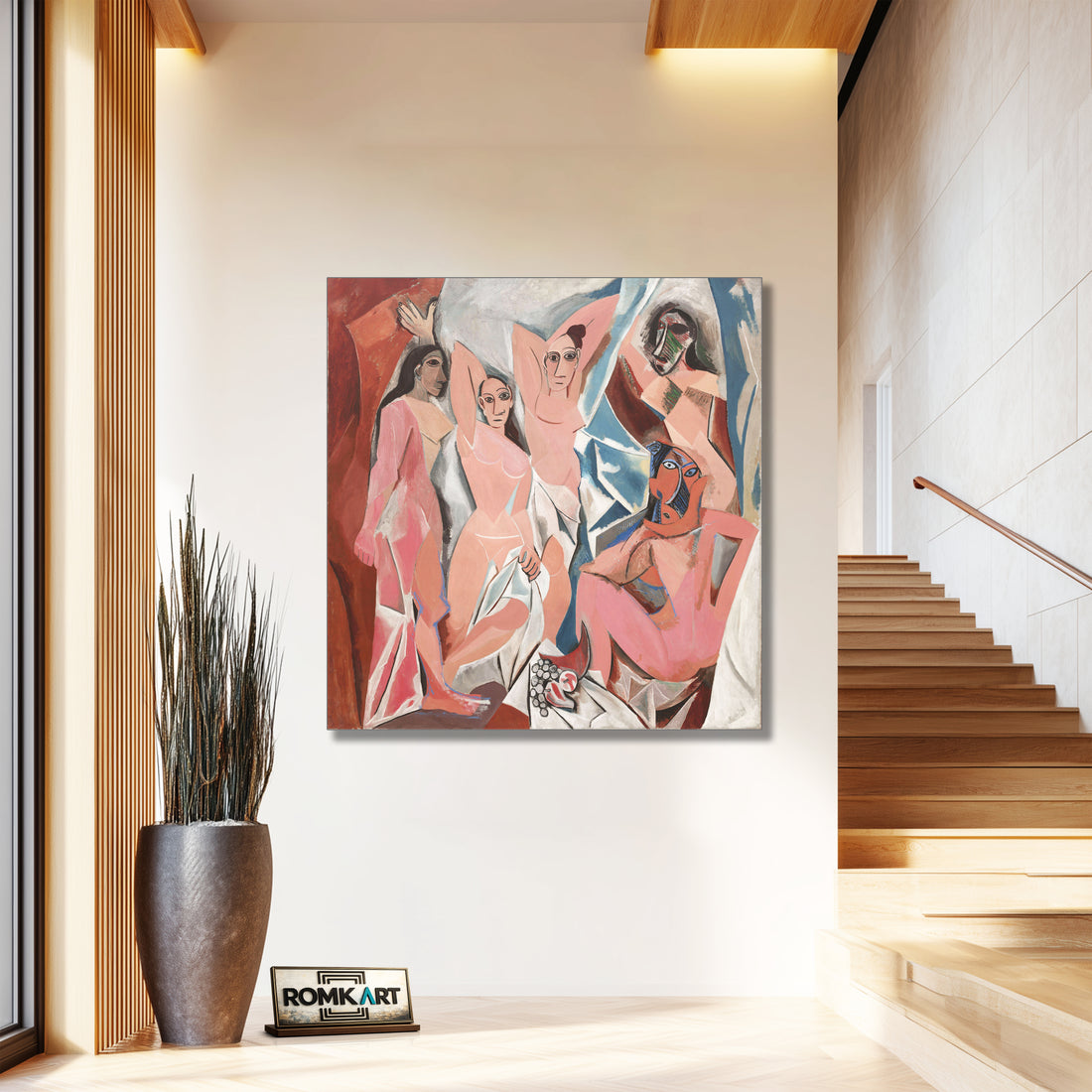 Pablo Picasso Les Demoiselles Davignon The Young Ladies Of Avignon 1907 – Reproduction