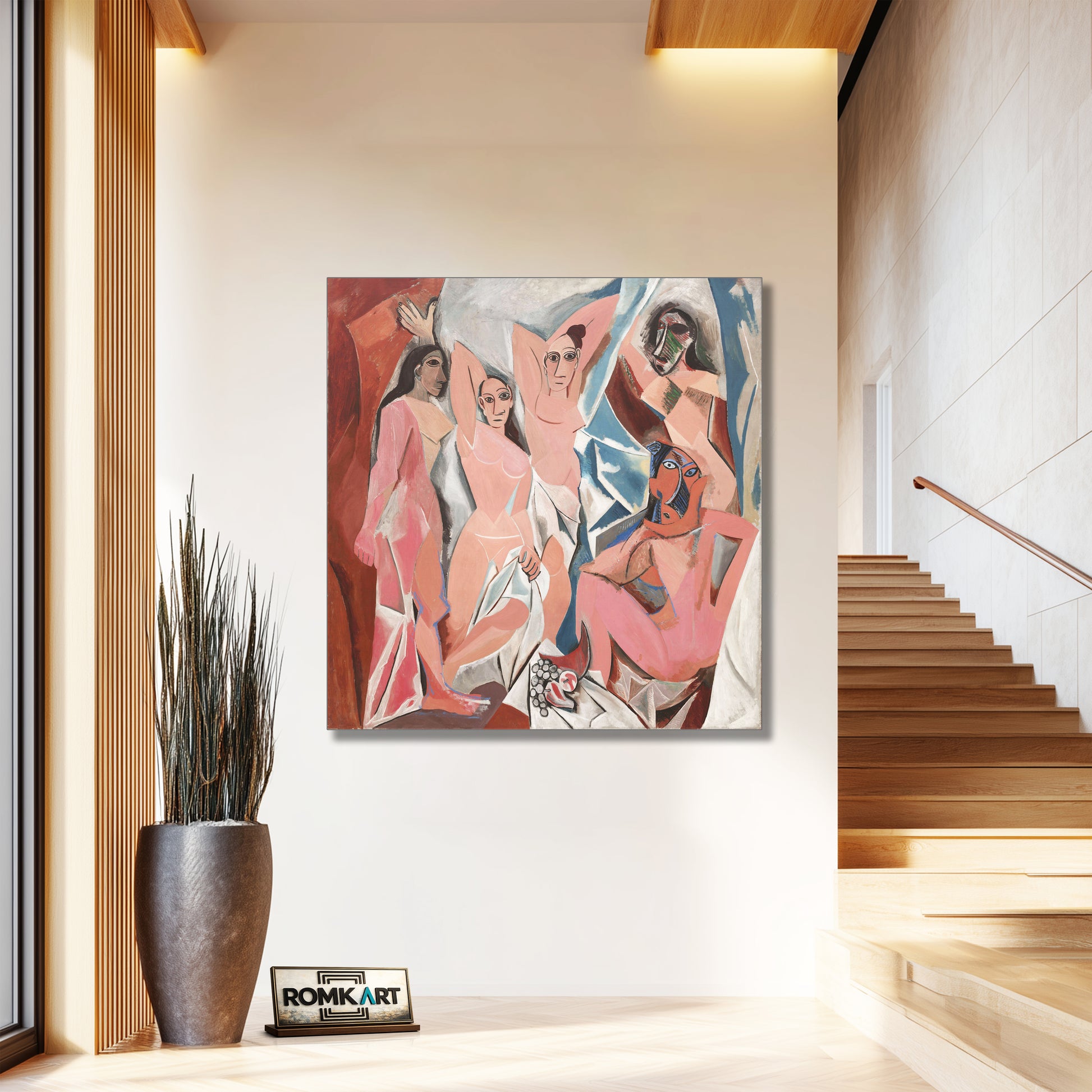 Pablo Picasso Les Demoiselles Davignon The Young Ladies Of Avignon 1907 – Reproduction