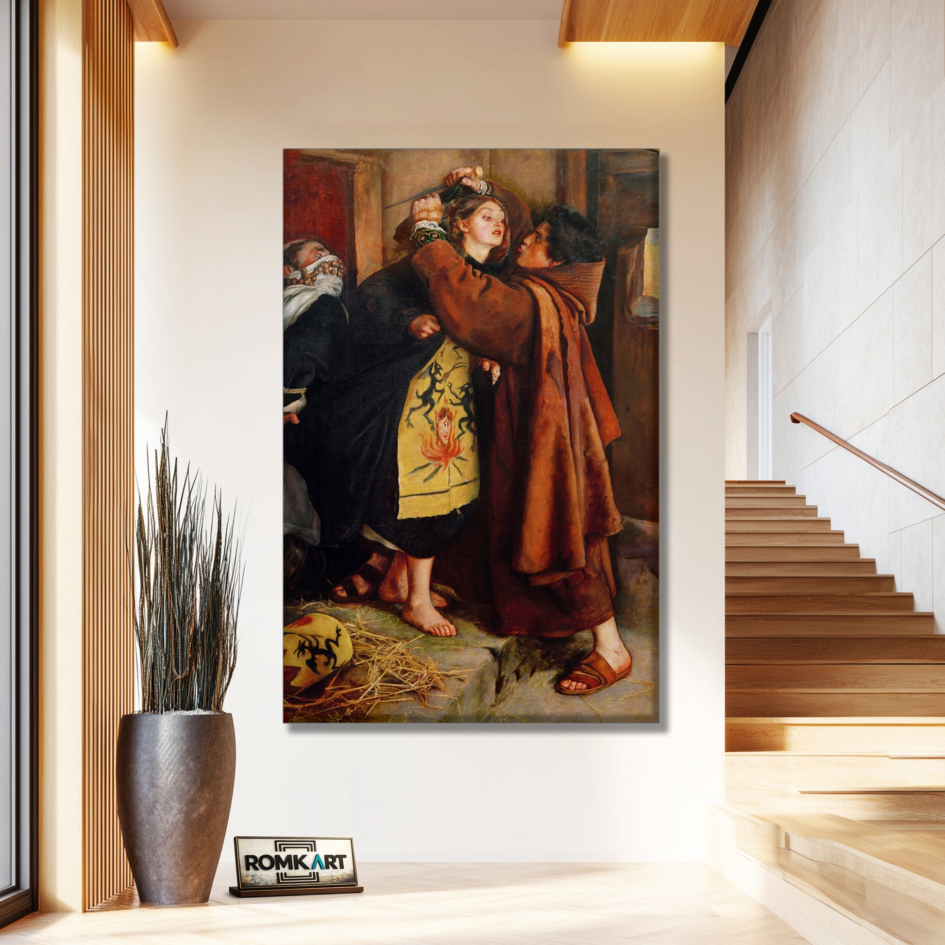 John Everett Millais Escape Of A Heretic 1559 – Reproduction