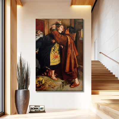 John Everett Millais Escape Of A Heretic 1559 – Reproduction