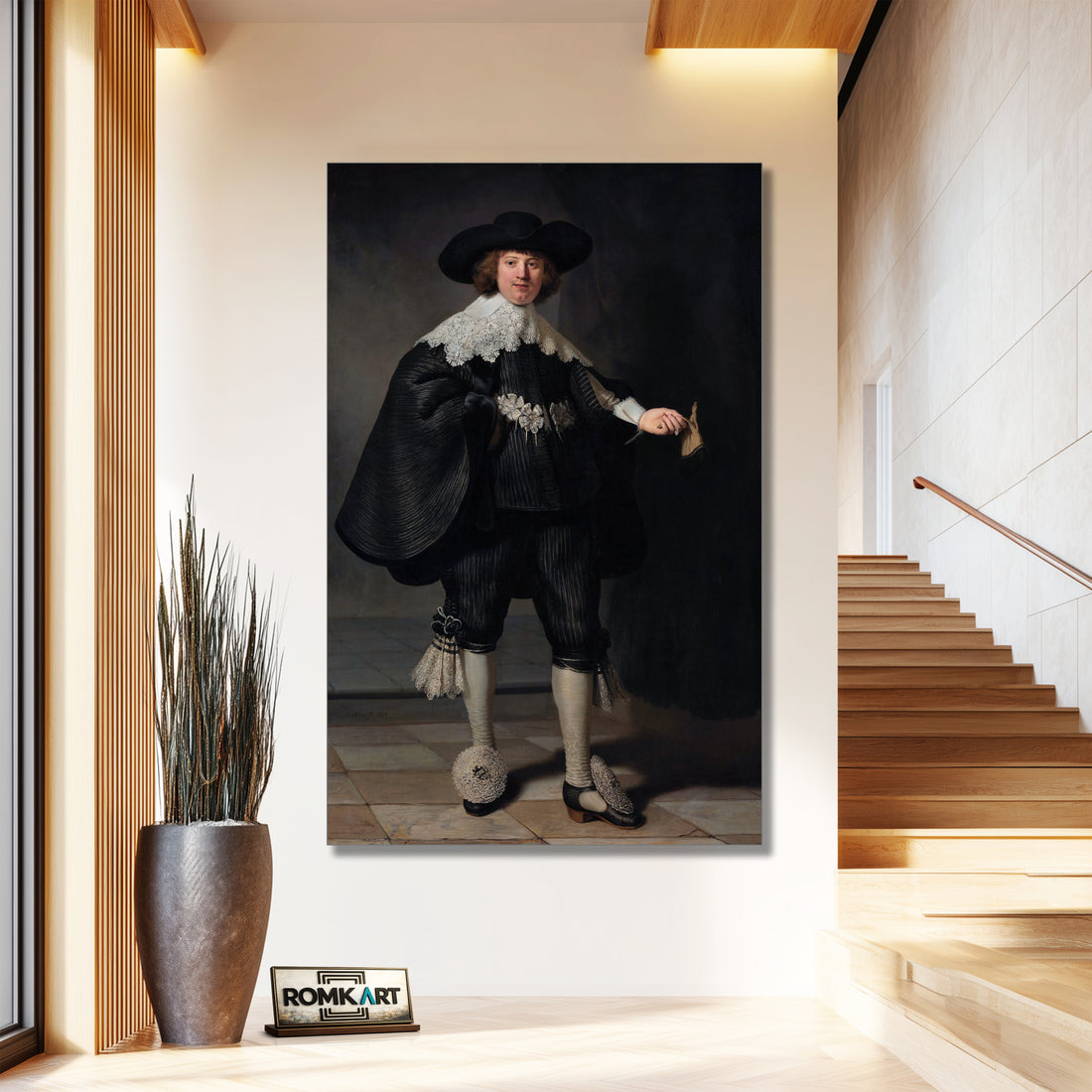 Rembrandt Portrait of Maerten Soolmans 1634 – Reproduction