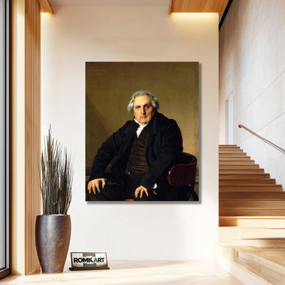Jean Auguste Dominique Ingres Portrait Of Monsieur Bertin 1832 – Reproduction