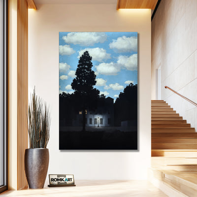 Rene Magritte The Empire of Light (1954) – Reproduction