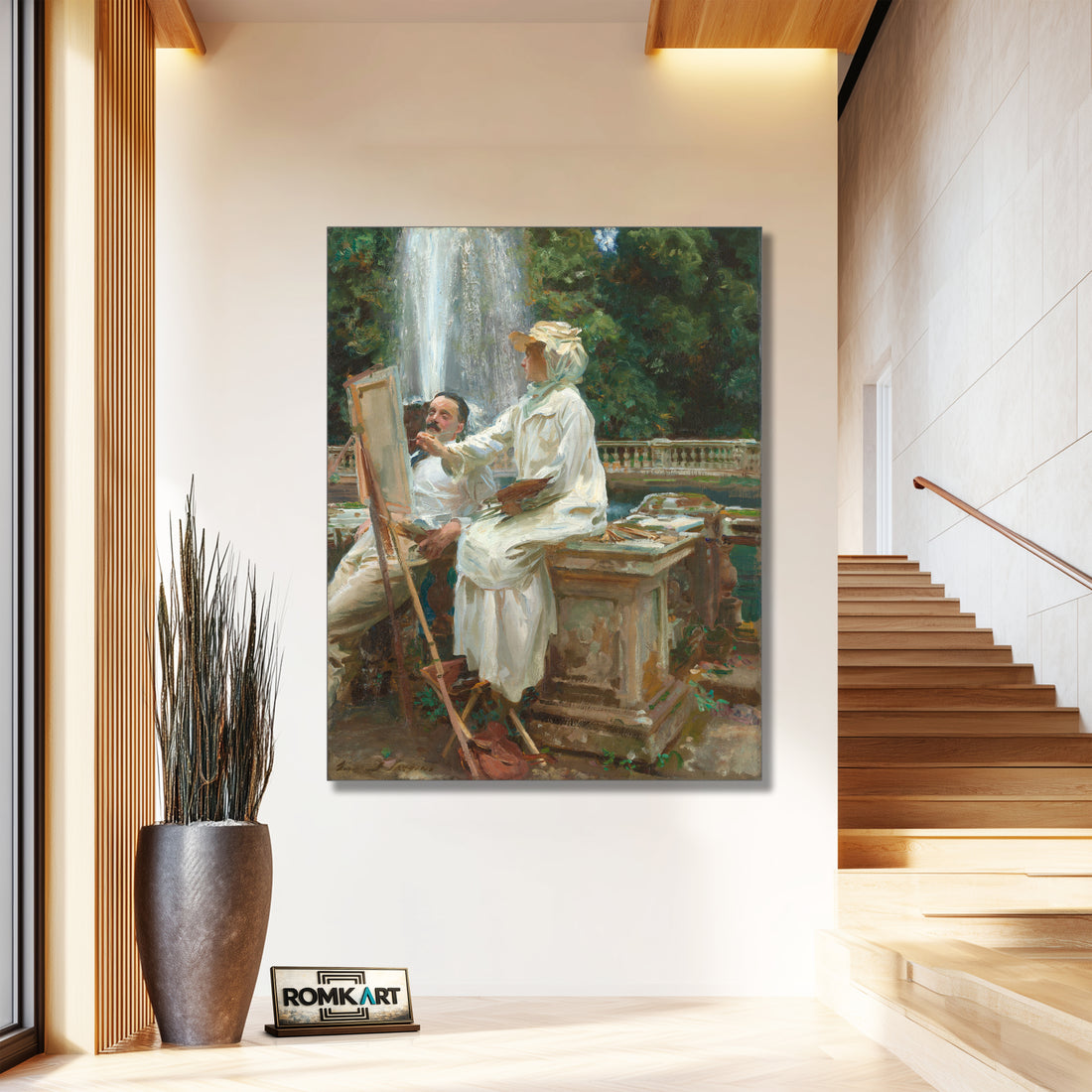 John Singer Sargent The Fountain Villa Torlonia Frascati Italy – Reproduction
