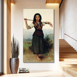 William Adolphe Bouguereau The Shepherdess 1889 – Reproduction