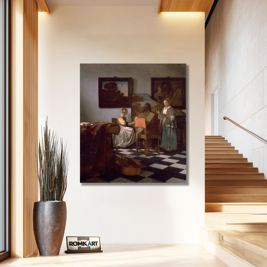 Johannes Vermeer The Concert 1665 – Reproduction