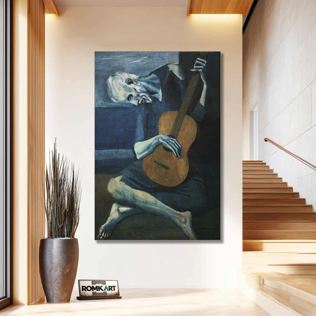 Pablo Picasso The Old Guitarist 1904 – Reproduction