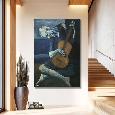Pablo Picasso The Old Guitarist 1904 – Reproduction