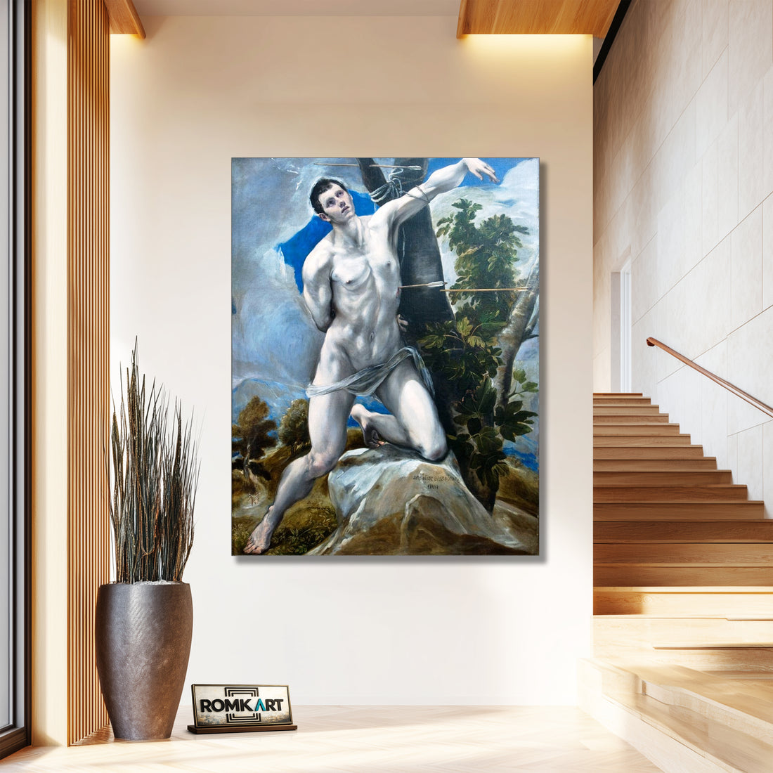 El Greco Saint Sebastian 1577-1578 – Reproduction
