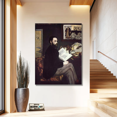 Edouard Manet Portrait Of Emile Zola 1868 – Reproduction
