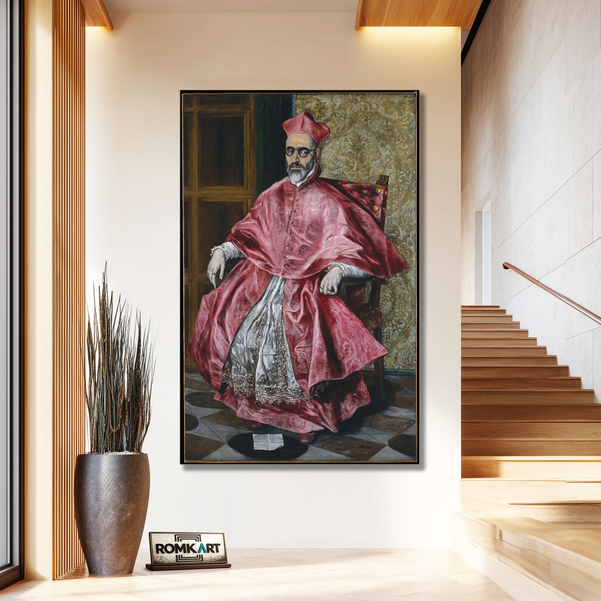 El Greco Portrait Of A Cardinal 1600 – Reproduction