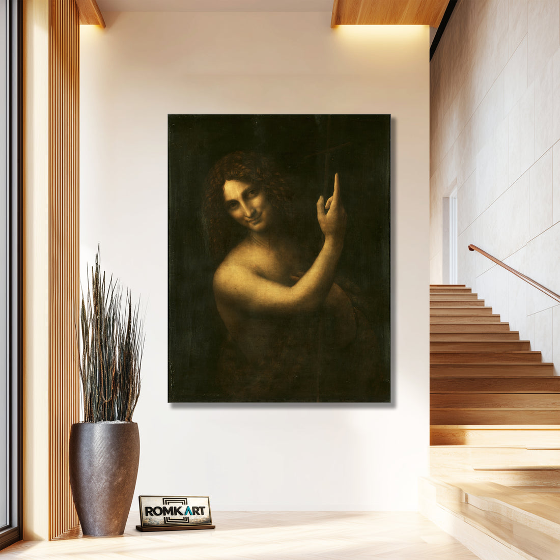 Leonardo Da Vinci Saint John The Baptist – Reproduction