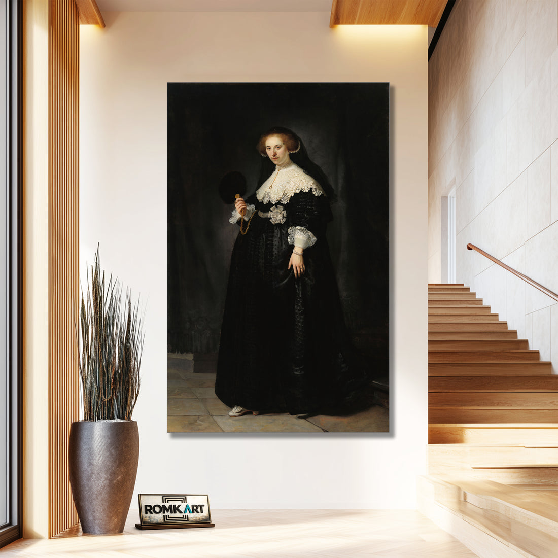 Rembrandt Portrait of Oopjen Coppit 1634 – Reproduction