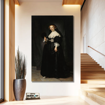 Rembrandt Portrait of Oopjen Coppit 1634 – Reproduction