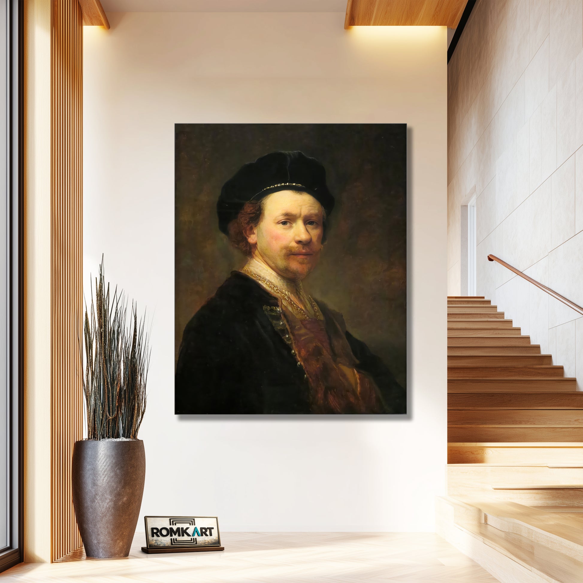 Rembrandt Self-portrait 1641 – Reproduction