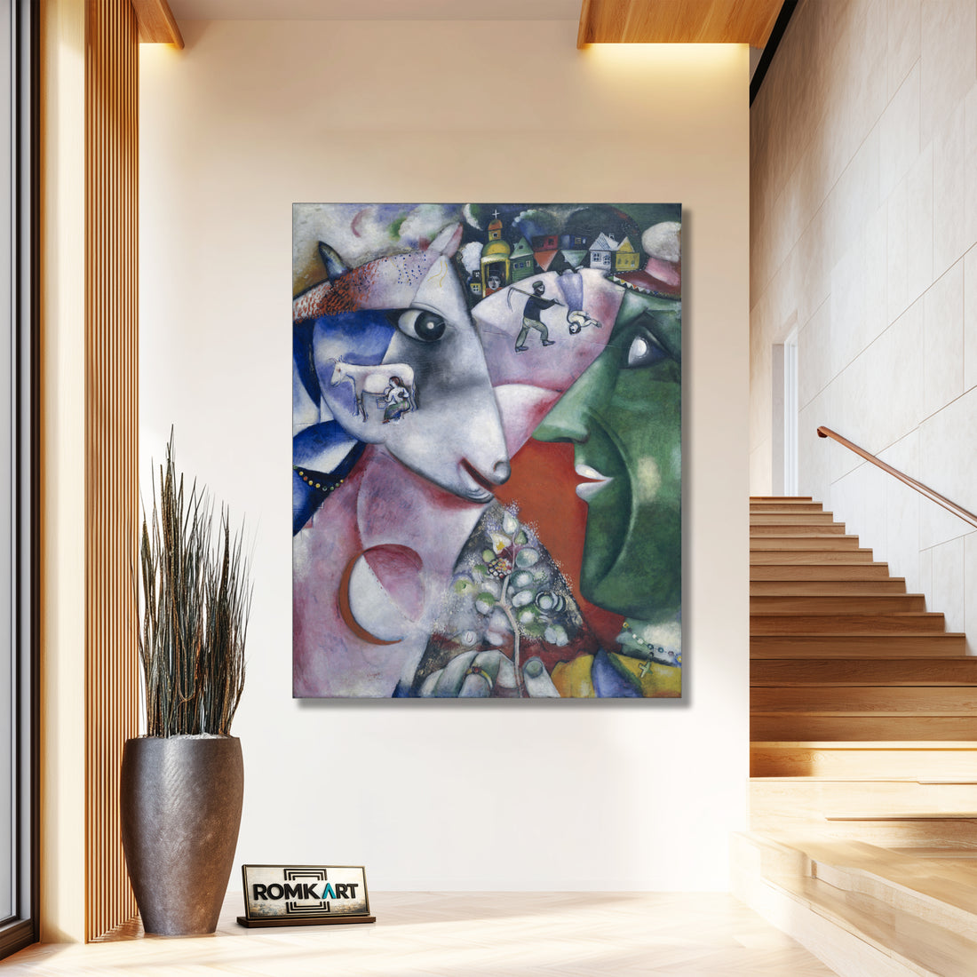 Marc Chagall I And The Village 1911 – Reproduction