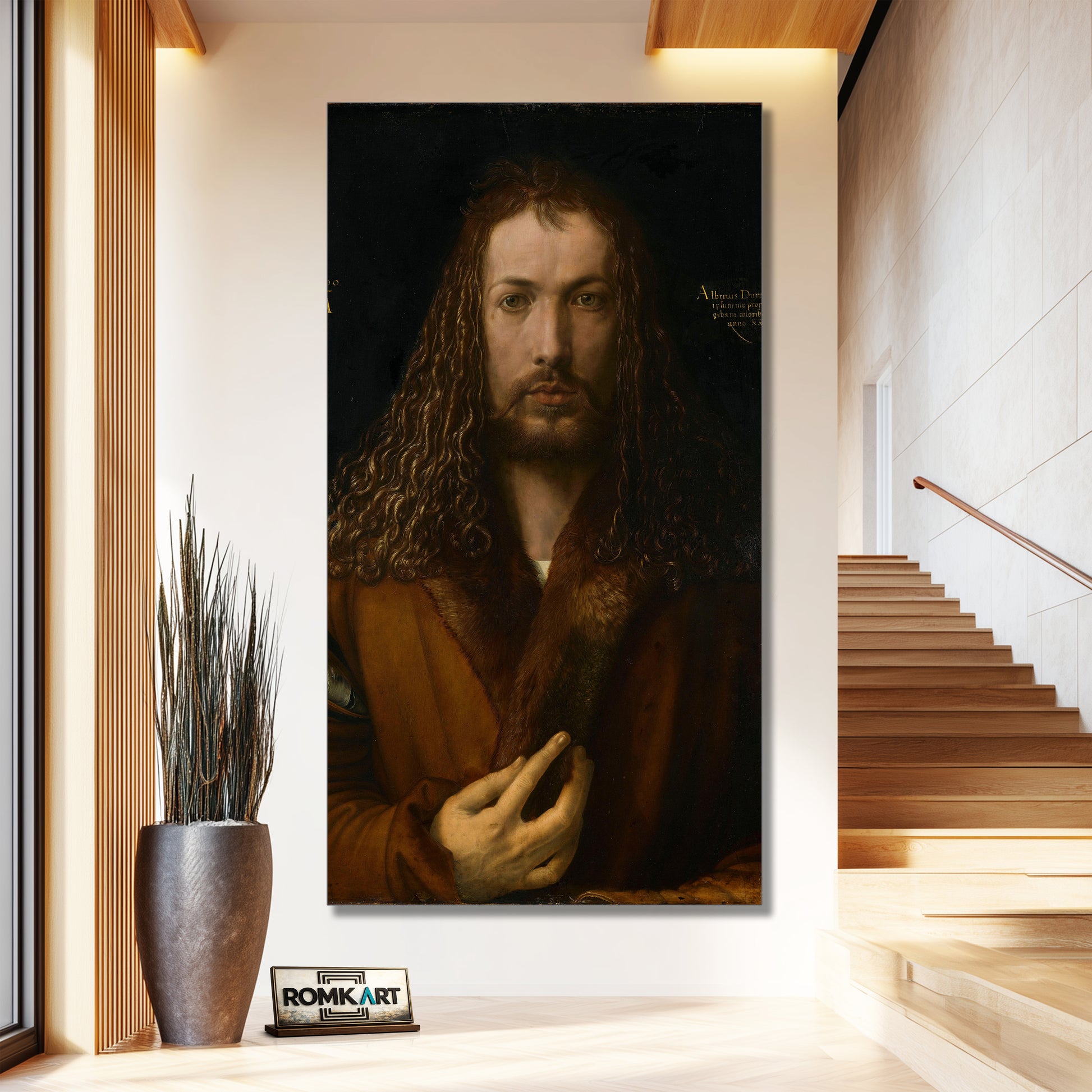 Albrecht Durer Self-portrait With Fur-trimmed Robe – Reproduction