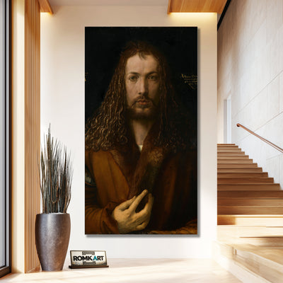 Albrecht Durer Self-portrait With Fur-trimmed Robe – Reproduction