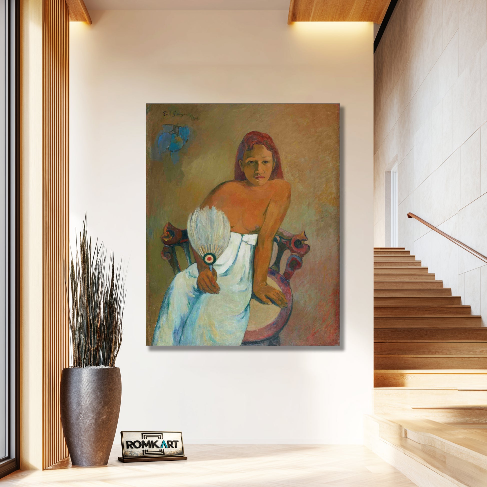 Paul Gauguin Girl With A Fan 1902 – Reproduction