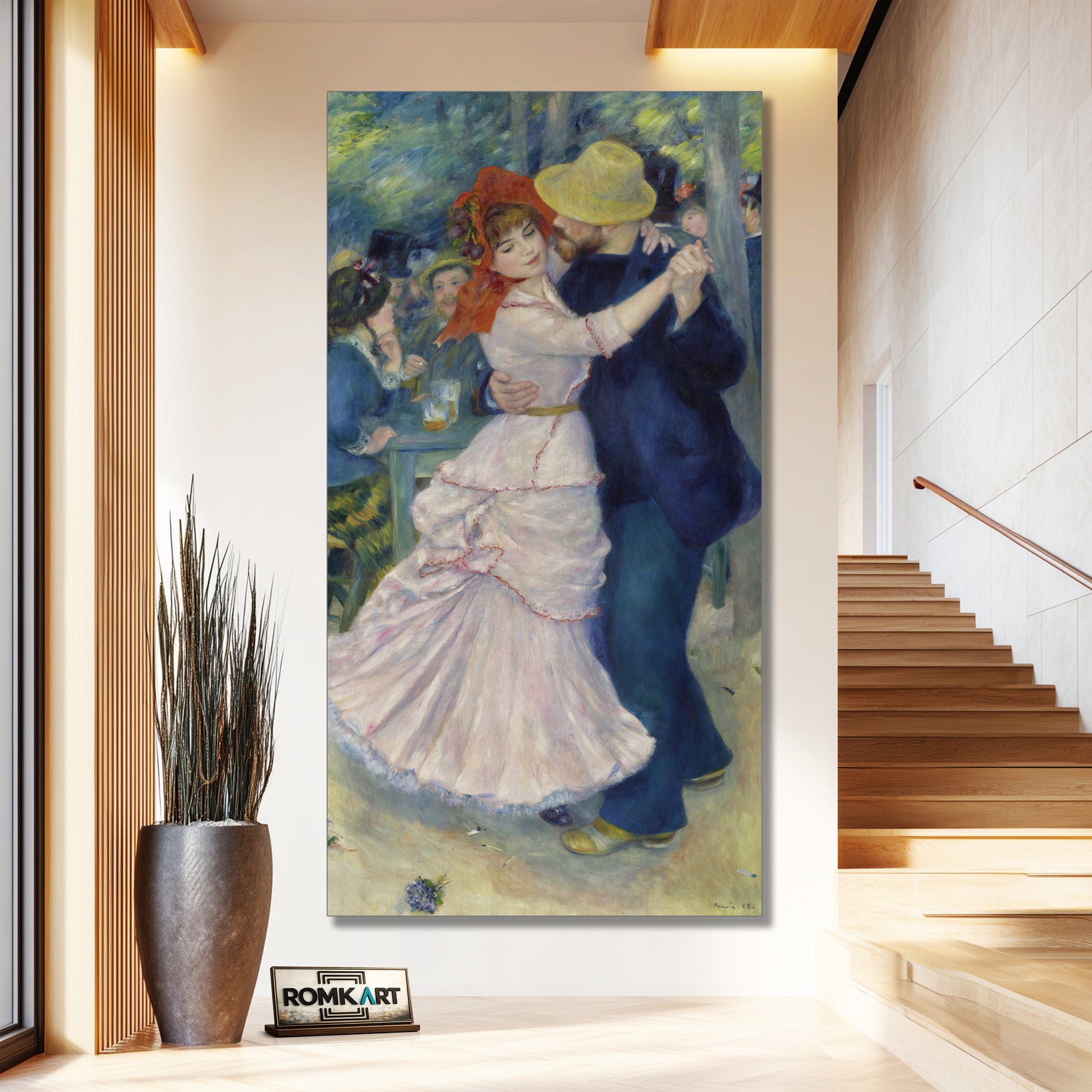 Pierre-auguste Renoir Dance At Bougival 1883 – Reproduction