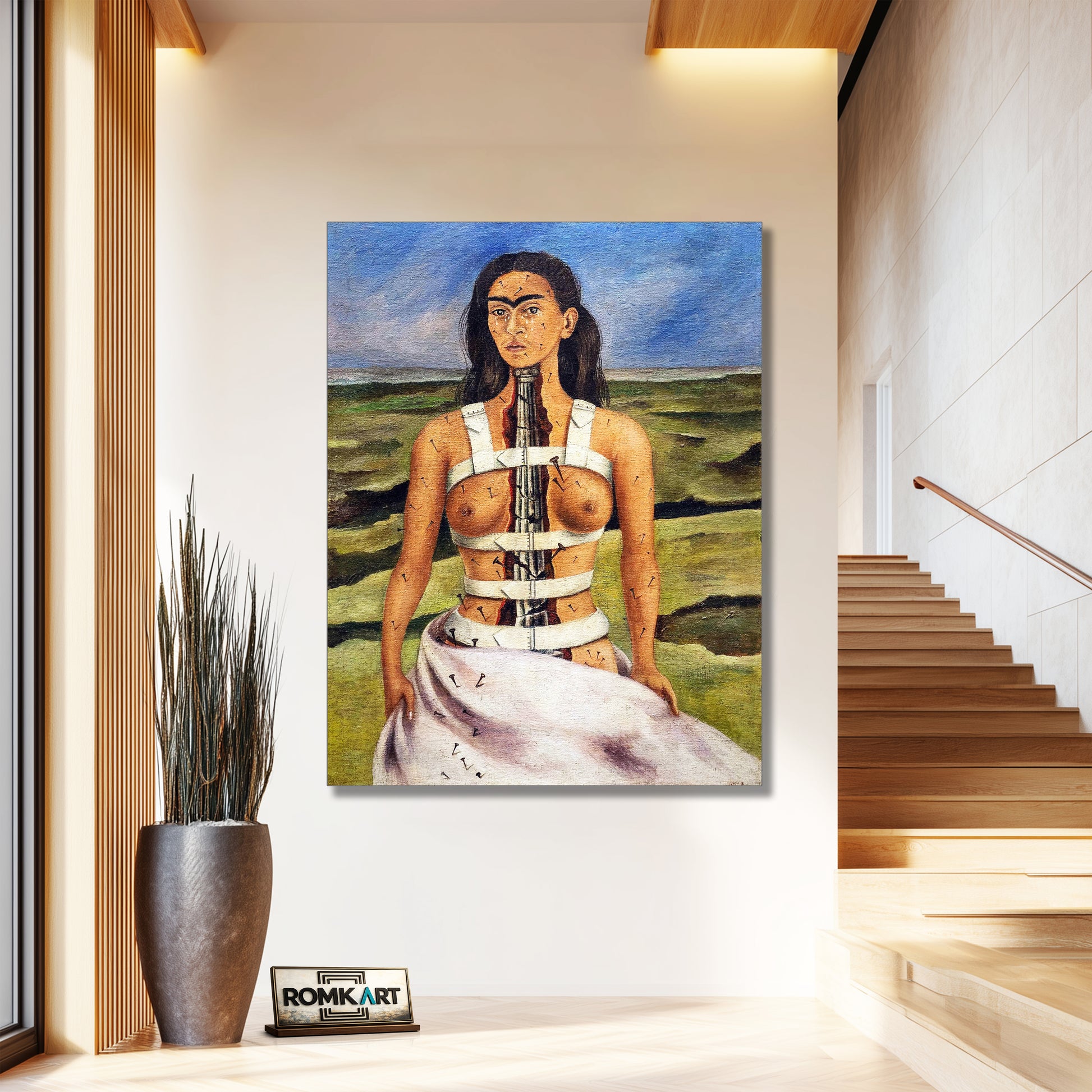 Frida Kahlo The Broken Column 1944 – Reproduction