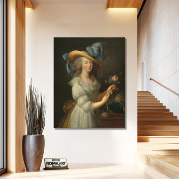 Elisabeth Vigee Le Brun Marie Antoinette In A Chemise Dress 1783 – Reproduction
