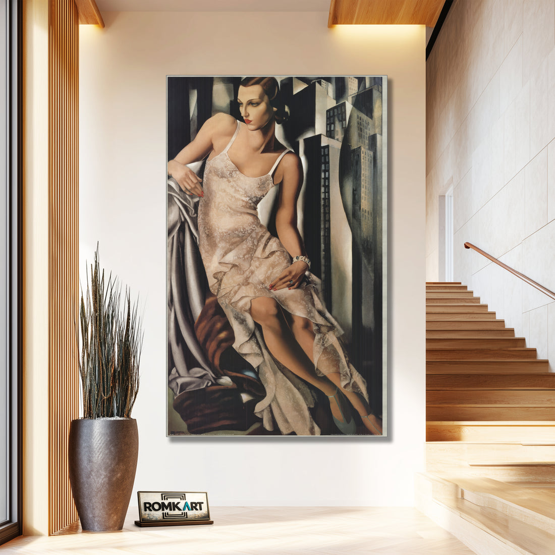 Tamara De Lempicka Portrait Of Mrs Alan Bott 1930 – Reproduction