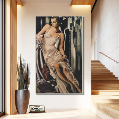 Tamara De Lempicka Portrait Of Mrs Alan Bott 1930 – Reproduction