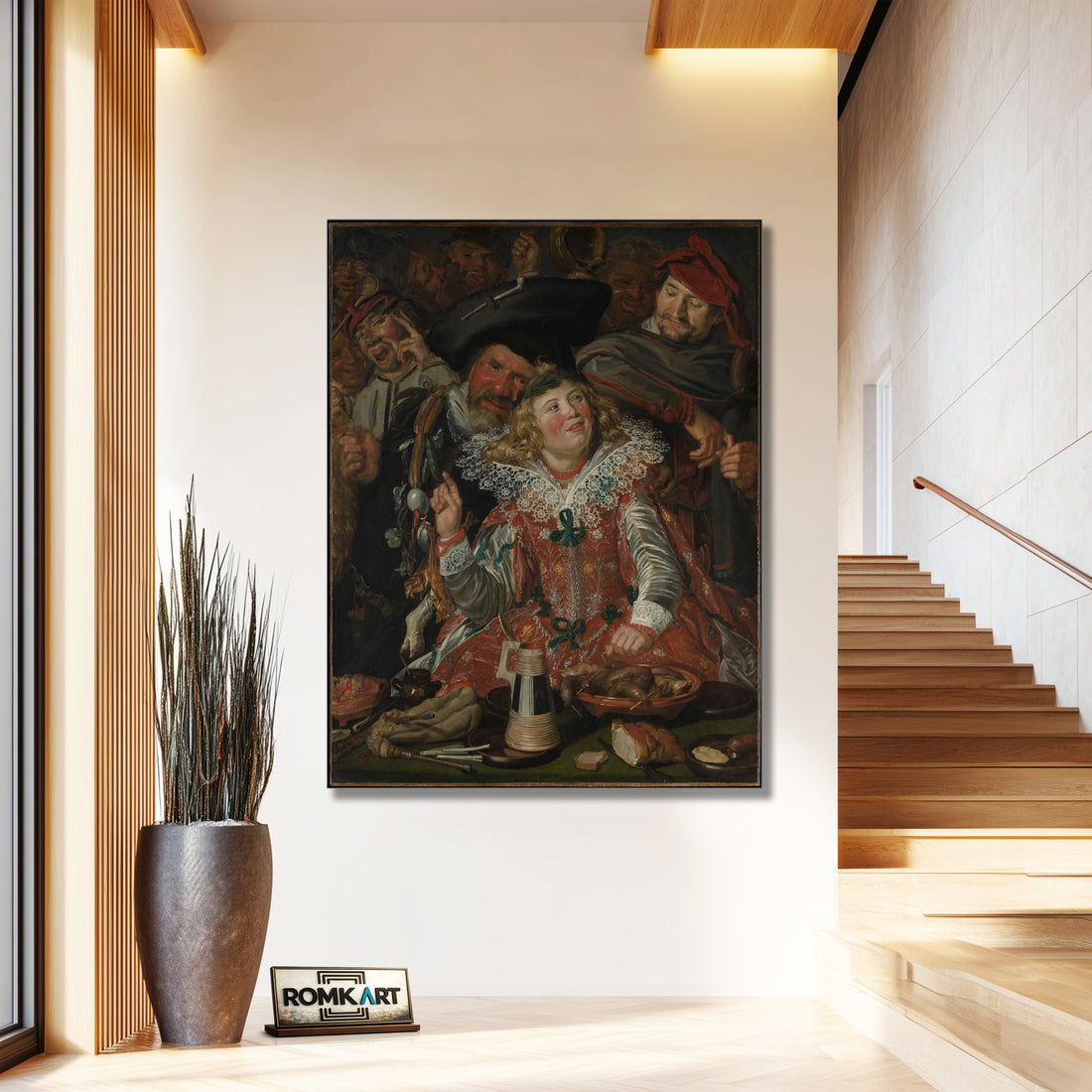 Frans Hals Shrovetide Revellers 1615 – Reproduction