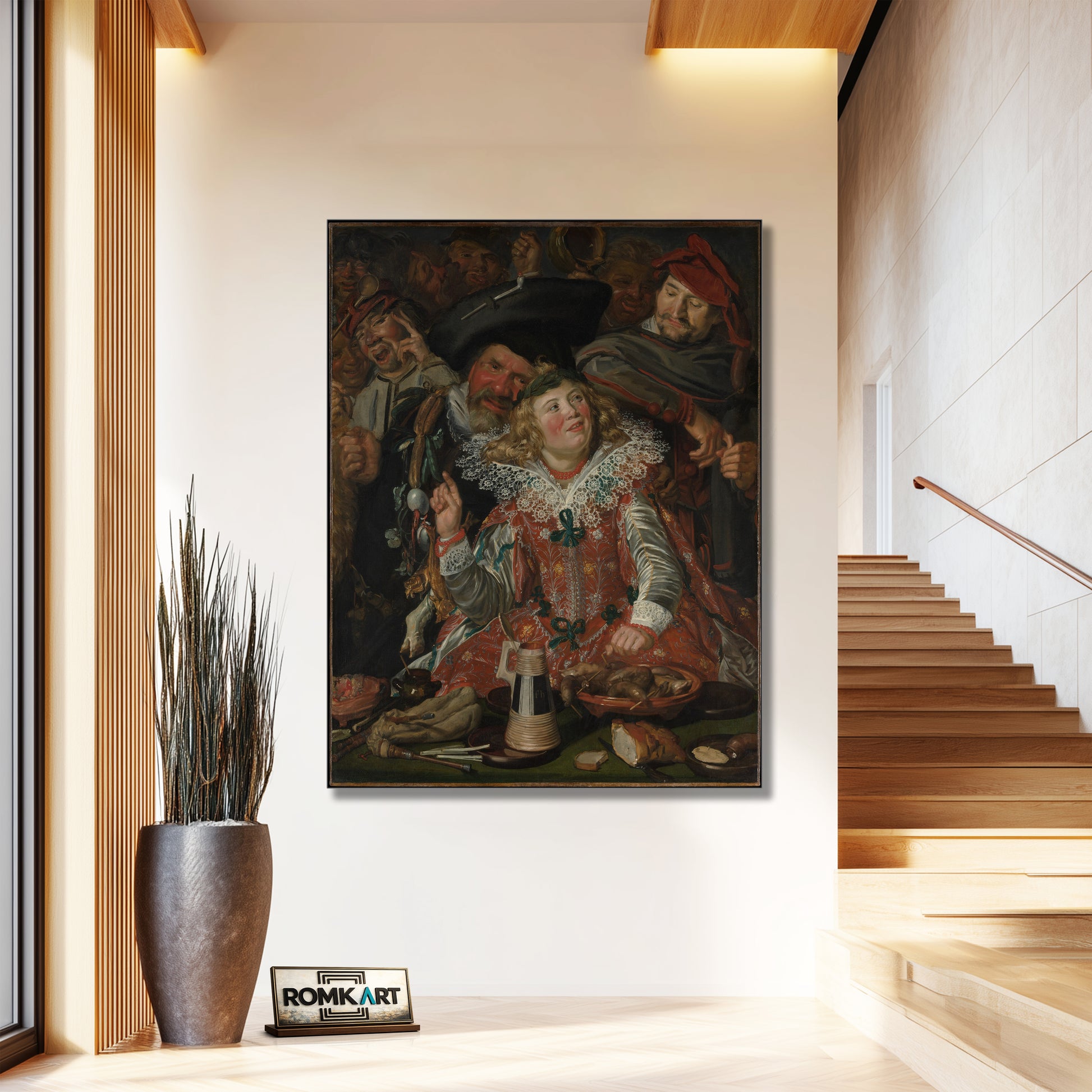 Frans Hals Shrovetide Revellers 1615 – Reproduction