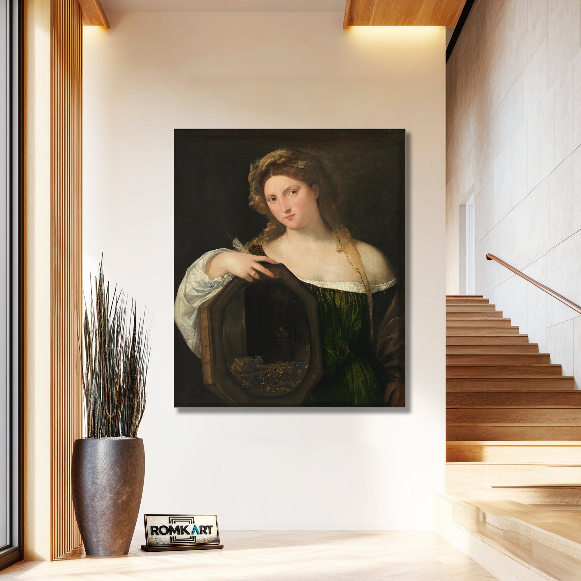 Titian Vanity 1515 Alte Pinakothek – Reproduction