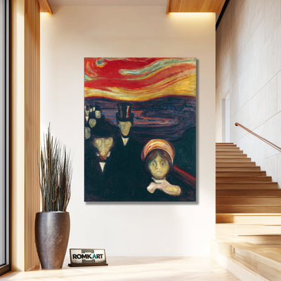 Edvard Munch Angst 1894 – Reproduction