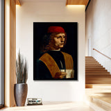 Leonardo Da Vinci Portrait Of A Musician 1485 – Reproduction