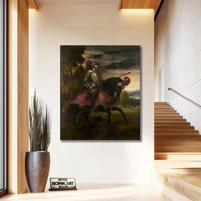 Titian Equestrian Portrait Of Charles V 1548 – Reproduction