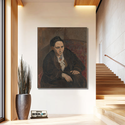Pablo Picasso Portrait Of Gertrude Stein 1905 – Reproduction